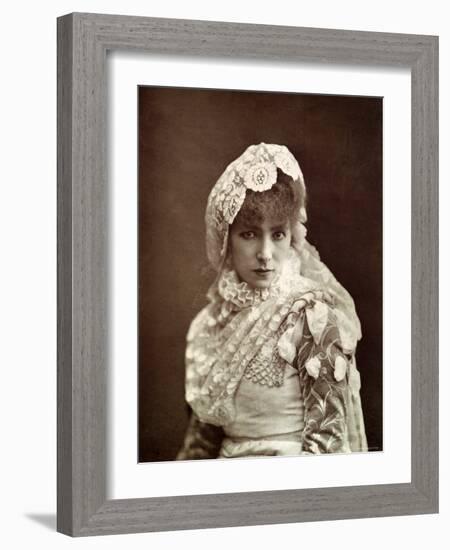 Sarah Bernhardt-Nadar-Framed Photographic Print