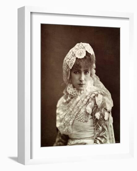 Sarah Bernhardt-Nadar-Framed Photographic Print