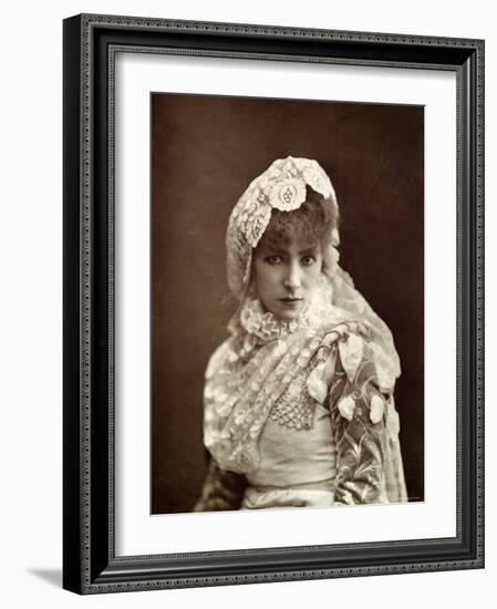 Sarah Bernhardt-Nadar-Framed Photographic Print