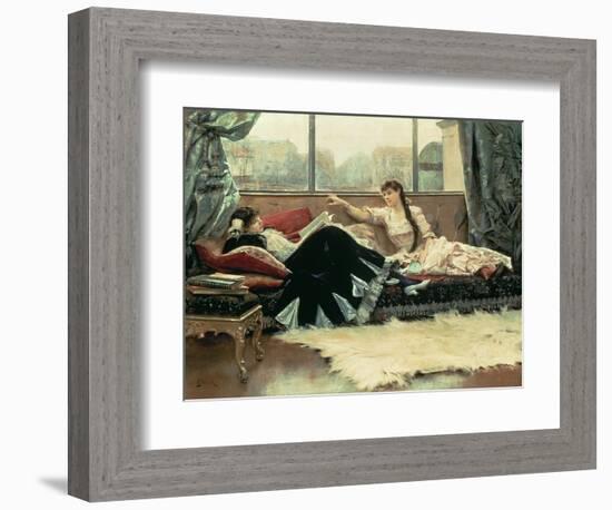 Sarah Bernhardt-Julius Leblanc Stewart-Framed Giclee Print