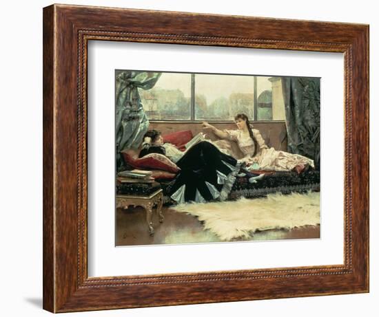 Sarah Bernhardt-Julius Leblanc Stewart-Framed Giclee Print