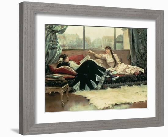 Sarah Bernhardt-Julius Leblanc Stewart-Framed Giclee Print