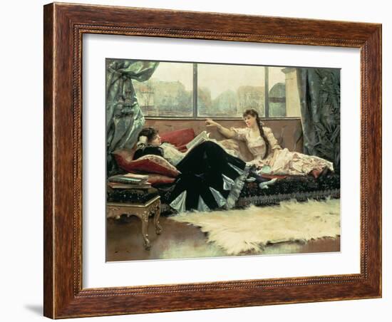 Sarah Bernhardt-Julius Leblanc Stewart-Framed Giclee Print