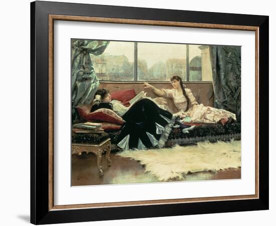 Sarah Bernhardt-Julius Leblanc Stewart-Framed Giclee Print