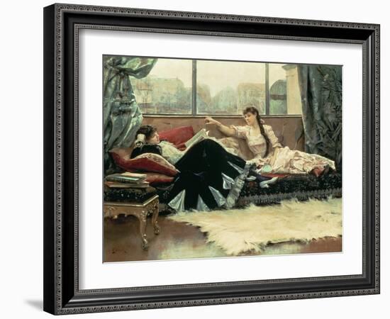 Sarah Bernhardt-Julius Leblanc Stewart-Framed Giclee Print