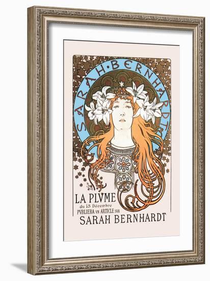 Sarah Bernhardt-Alphonse Mucha-Framed Art Print