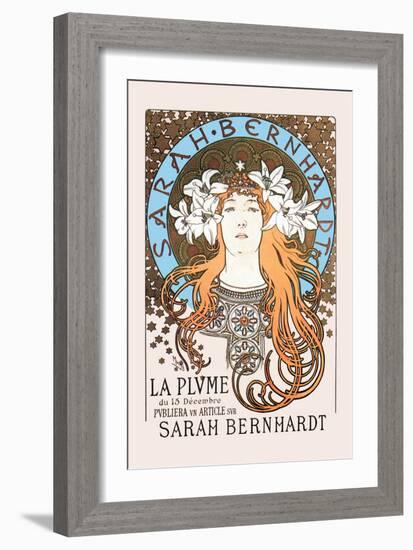 Sarah Bernhardt-Alphonse Mucha-Framed Art Print