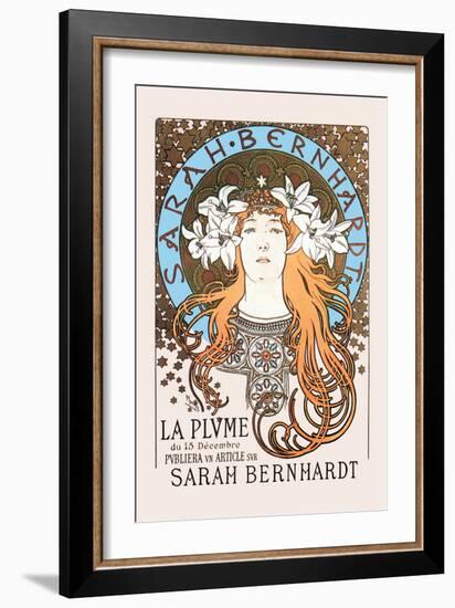 Sarah Bernhardt-Alphonse Mucha-Framed Art Print