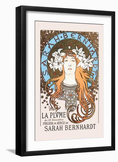 Sarah Bernhardt-Alphonse Mucha-Framed Art Print