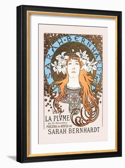 Sarah Bernhardt-Alphonse Mucha-Framed Art Print