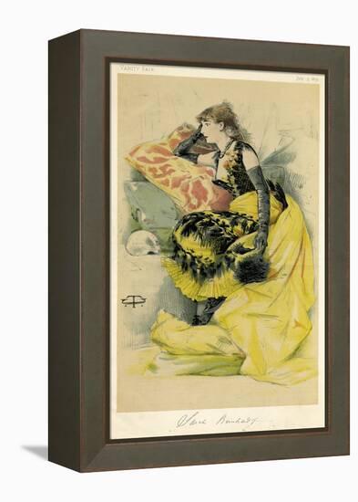 Sarah Bernhardt-Theobald Chartran-Framed Stretched Canvas