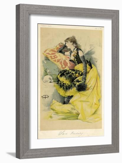 Sarah Bernhardt-Theobald Chartran-Framed Art Print