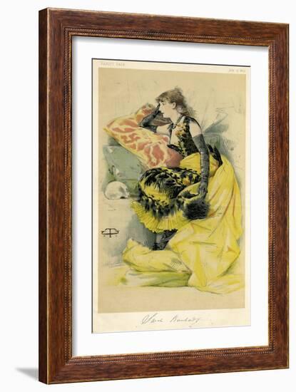 Sarah Bernhardt-Theobald Chartran-Framed Art Print