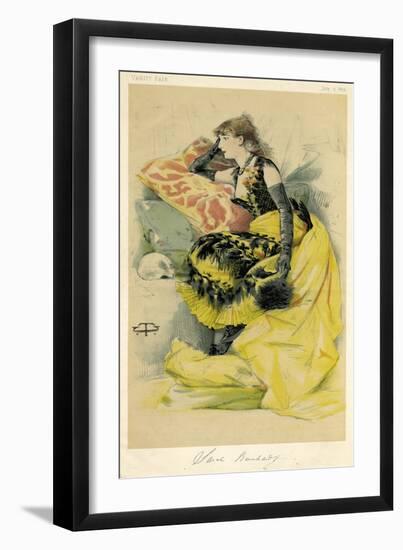 Sarah Bernhardt-Theobald Chartran-Framed Art Print