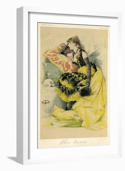 Sarah Bernhardt-Theobald Chartran-Framed Art Print