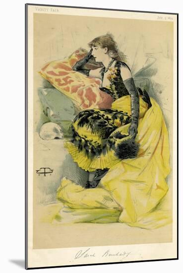 Sarah Bernhardt-Theobald Chartran-Mounted Art Print