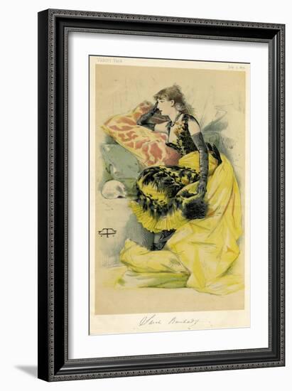 Sarah Bernhardt-Theobald Chartran-Framed Art Print