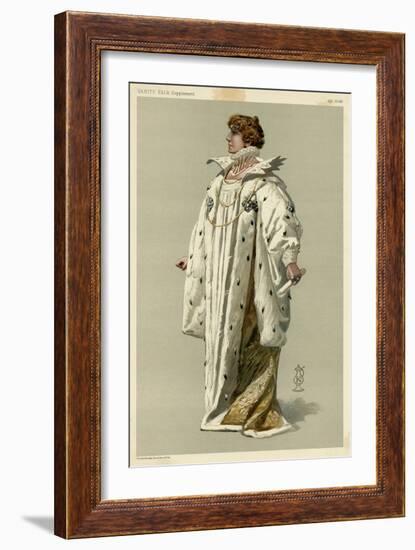 Sarah Bernhardt-null-Framed Art Print