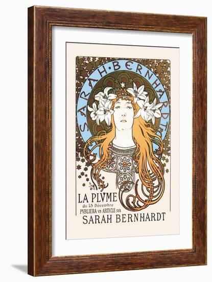 Sarah Bernhardt-Alphonse Mucha-Framed Art Print