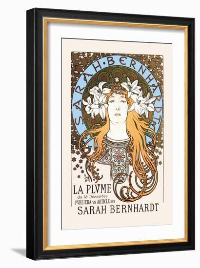 Sarah Bernhardt-Alphonse Mucha-Framed Art Print