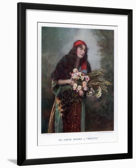 Sarah Brooke, British Actress, 1901-W&d Downey-Framed Giclee Print