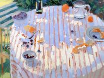 In the Garden, Table with Oranges-Sarah Butterfield-Framed Giclee Print