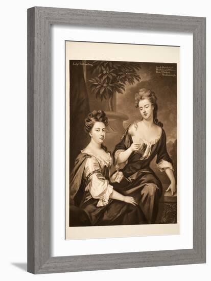 Sarah, Duchess of Marlborough and Lady Fitzharding, Pub. 1902-Godfrey Kneller-Framed Giclee Print