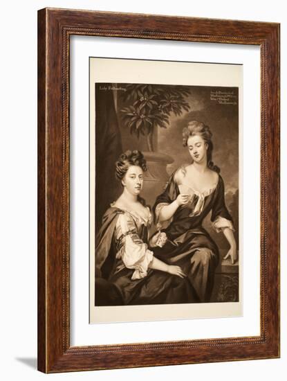 Sarah, Duchess of Marlborough and Lady Fitzharding, Pub. 1902-Godfrey Kneller-Framed Giclee Print