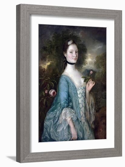 Sarah, Lady Innes-Thomas Gainsborough-Framed Giclee Print