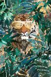 Curious green leopard-Sarah Manovski-Giclee Print