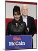 Sarah Palin Talks at a Campaign Rally for Senator John McCain at Pima County Fairgrounds in Tucson-null-Mounted Photographic Print