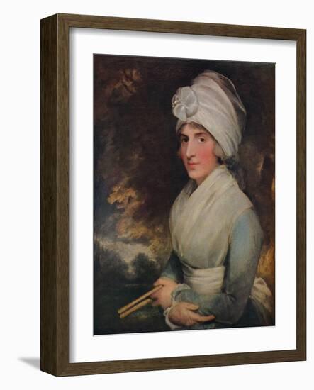 'Sarah Siddons', 1787-Gilbert Stuart-Framed Giclee Print