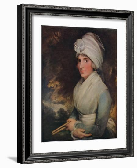 'Sarah Siddons', 1787-Gilbert Stuart-Framed Giclee Print