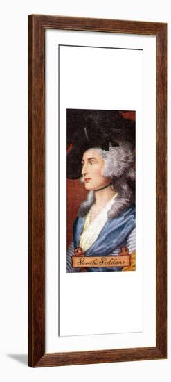 Sarah Siddons, taken from a series of cigarette cards, 1935. Artist: Unknown-Unknown-Framed Giclee Print