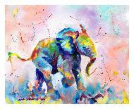 African Elephant Baby-Sarah Stribbling-Art Print