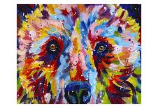 Multicolour Lion-Sarah Stribbling-Art Print