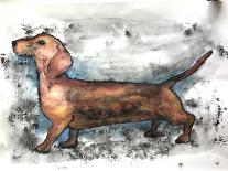 Dachshund 2018-Sarah Thompson-Engels-Giclee Print