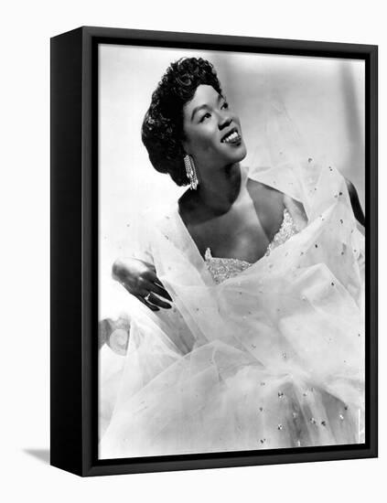 Sarah Vaughan (1924-1990) American Jazz Singer and Pianist C. 1945-null-Framed Stretched Canvas
