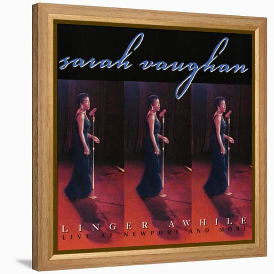 Sarah Vaughan, Linger Awhile-null-Framed Stretched Canvas