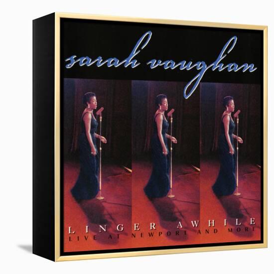 Sarah Vaughan, Linger Awhile-null-Framed Stretched Canvas