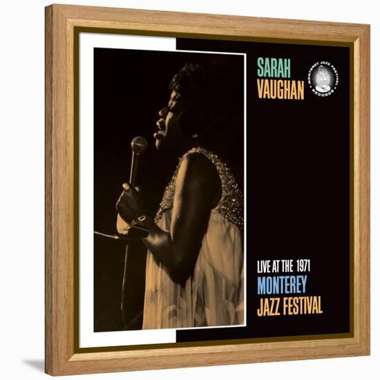 Sarah Vaughan, Live at the 1971 Monterey Jazz Fest-null-Framed Stretched Canvas