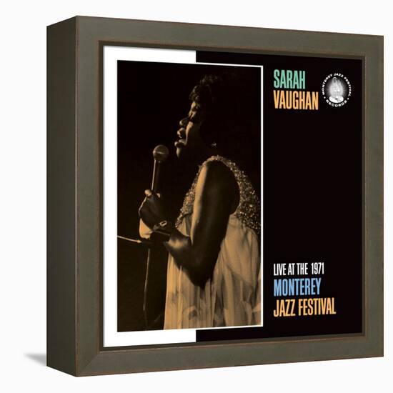 Sarah Vaughan, Live at the 1971 Monterey Jazz Fest-null-Framed Stretched Canvas