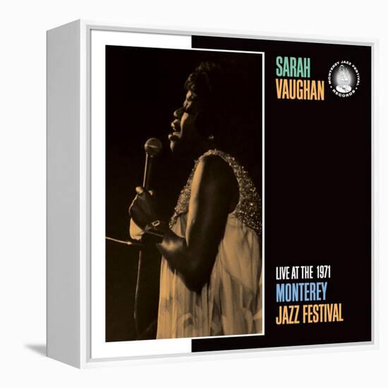 Sarah Vaughan, Live at the 1971 Monterey Jazz Fest-null-Framed Stretched Canvas