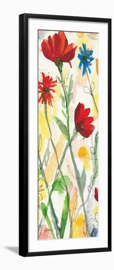 Sarahs Garden Panel II-Cheryl Warrick-Framed Art Print