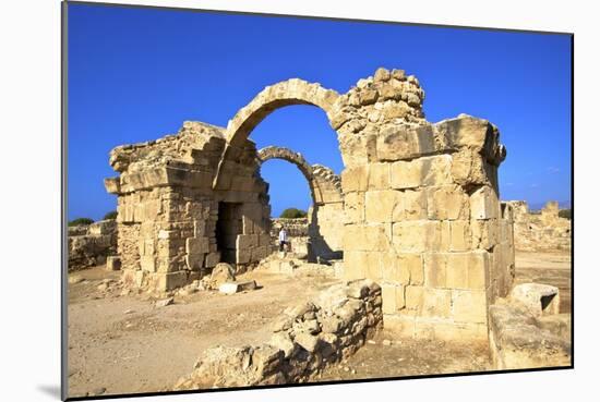 Saranda Kolones, Kato Paphos Archaeological Park, UNESCO World Heritage Site, Paphos, Cyprus-Neil Farrin-Mounted Photographic Print