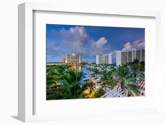 Sarasota, Florida, USA Marina and Resorts Skyline.-SeanPavonePhoto-Framed Photographic Print