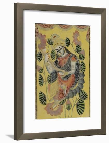 Saraswati, Calcutta, c.1870-null-Framed Giclee Print