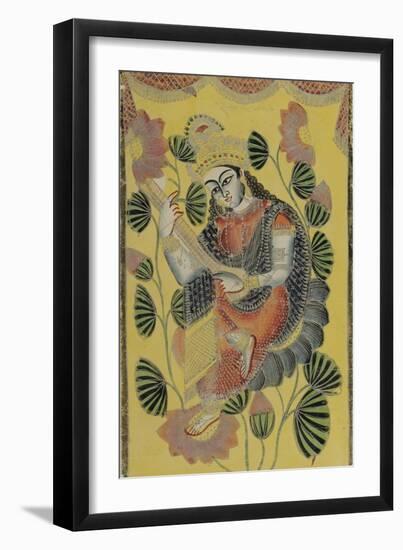 Saraswati, Calcutta, c.1870--Framed Giclee Print