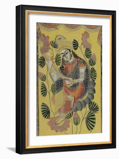 Saraswati, Calcutta, c.1870-null-Framed Giclee Print