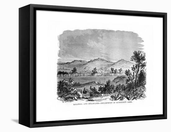 Saratoga and Stillwater, Encampments of Burgoyne's Army, 1777-null-Framed Premier Image Canvas